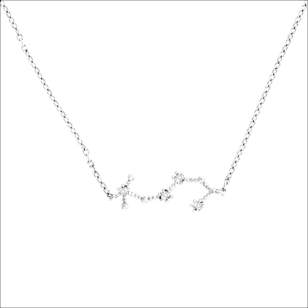 14K Gold Plated Astrology Constellation Zodiac Necklace 16-18"